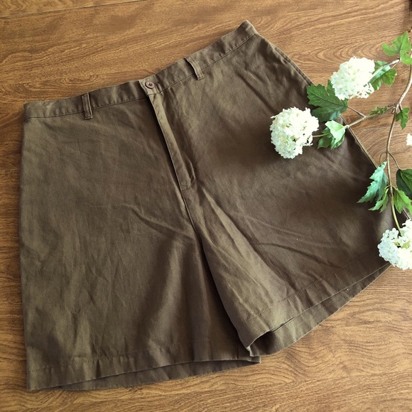 High Sierra Pants - HIGH SIERRA Chocolate brown Basic Hi rise short